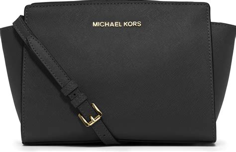 michael kors selma medium black bag|Michael Kors selma crossbody.